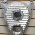 RBZ-5001-Pkg Alkydigger"  Billet" Small Block Chevy Billet Timing Cover with Seal , Gasket, Cam Spud